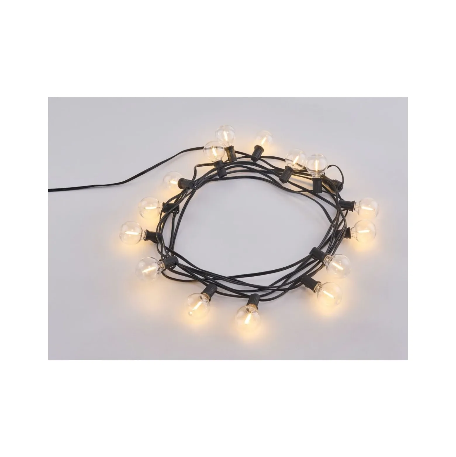 D'Lite Sparkl LED Ljusslinga 4W 250lm - 827 Extra Varm Vit | IP44 - 2x 5m (10m Totalt) - Anslutbar Upp till 25m