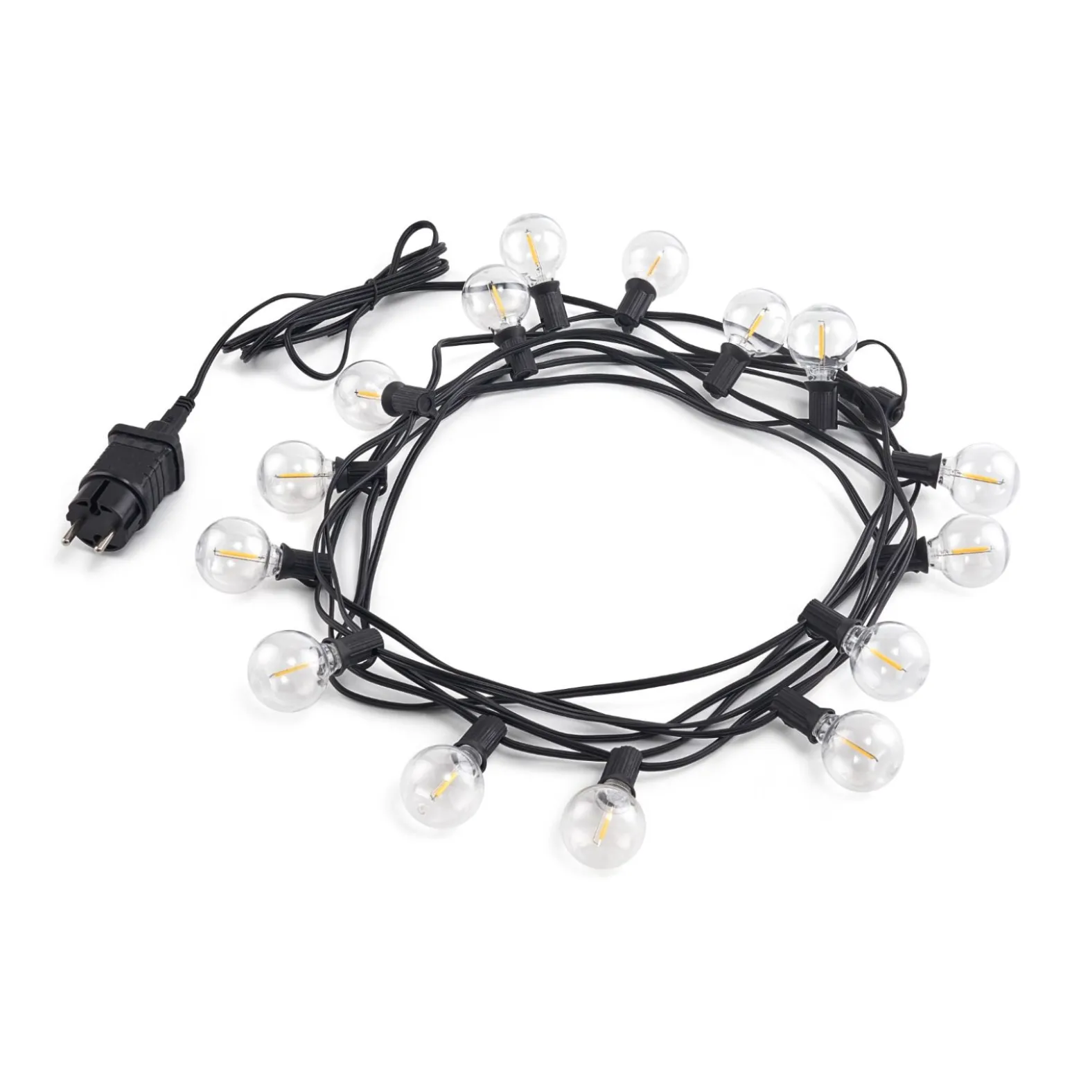 D'Lite Sparkl LED Ljusslinga 4W 250lm - 827 Extra Varm Vit | IP44 - 3x 5m (15m Totalt) - Anslutbar Upp till 25m