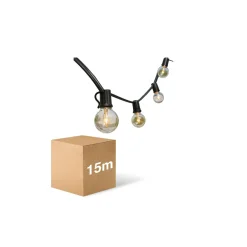 D'Lite Sparkl LED Ljusslinga 4W 250lm - 827 Extra Varm Vit | IP44 - 3x 5m (15m Totalt) - Anslutbar Upp till 25m