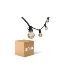 D'Lite Sparkl LED Ljusslinga 4W 250lm - 827 Extra Varm Vit | IP44 - 4x 5m (20m Totalt) - Anslutbar Upp till 25m