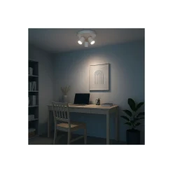 D'Lite Taklampa Beitem Matt Vit FSC Trä | Passande För 3x GU10
