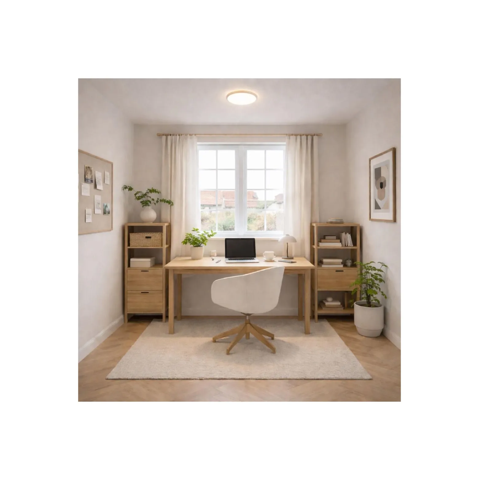 D'Lite Taklampa Luma Vit 18W 1700lm - 827 Extra Varm Vit | IP44 - 29cm