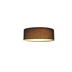 D'Lite Taklampa Lunelle 30cm Textil Svart | Passande för 2x E27