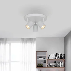 D'Lite Taklampa Trop Vit | Passande för 3x GU10