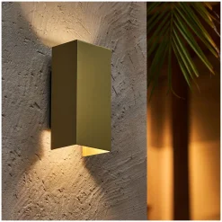 D'Lite Vägglampa Aurora Guld Up & Down 6.5W 500lm - 830-840 CCT | IP54