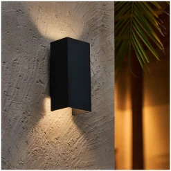D'Lite Vägglampa Aurora Svart Up & Down 6.5W 500lm - 830-840 CCT | IP54