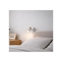 D'Lite Vägglampa Beitem Matt Vit FSC Trä | Passande För 1x GU10