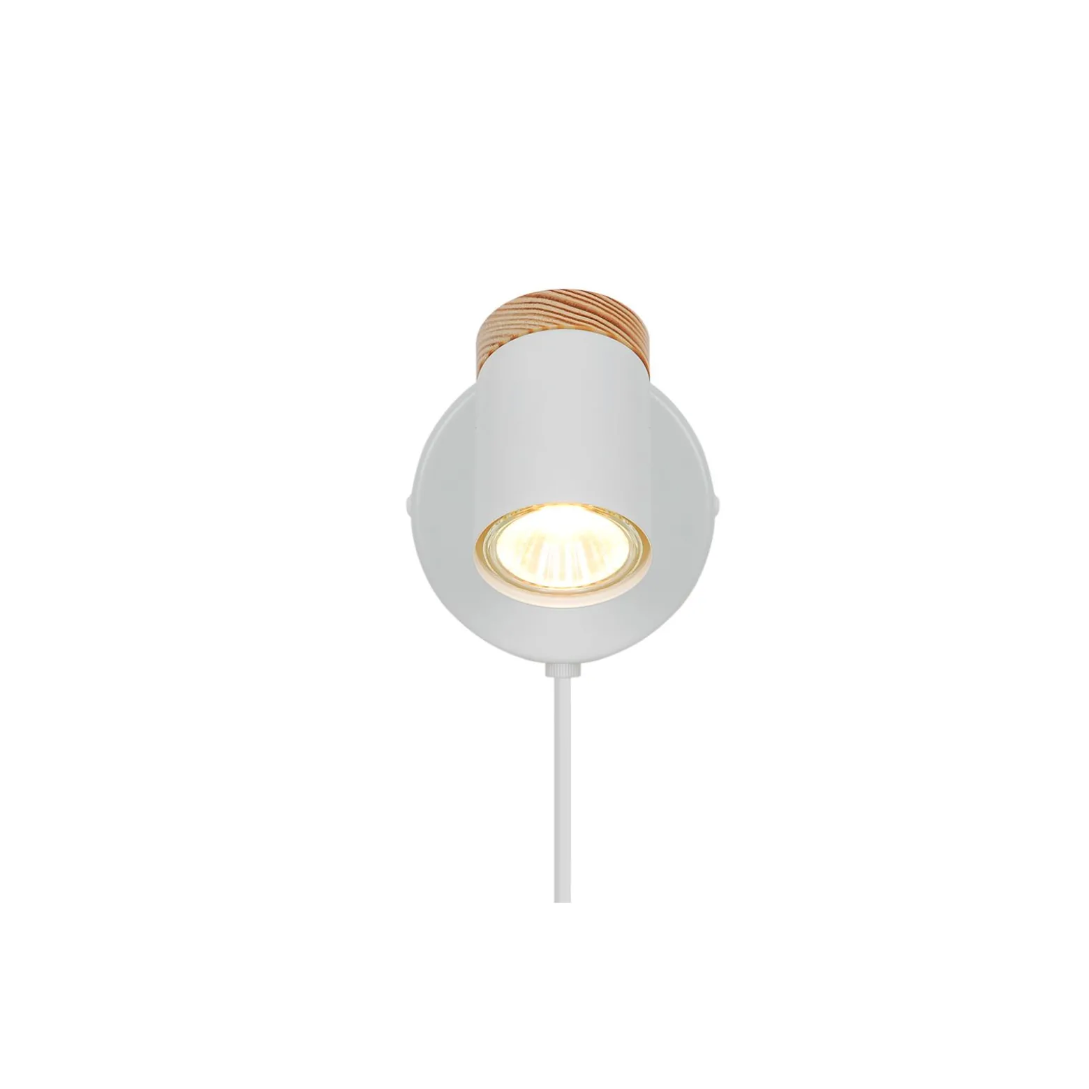 D'Lite Vägglampa Beitem Matt Vit FSC Trä | Passande För 1x GU10