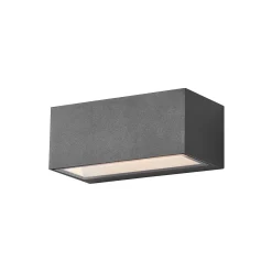 D'Lite Vägglampa Bello Svart Up & Down 12W 850lm - 830 Varm Vit| IP54