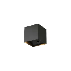 D'Lite Vägglampa Elingen Aluminium Svart Up & Down 2.9W 170lm - 830 Varm Vit | IP65 - Batteridriven - Ljussensor