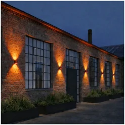D'Lite Vägglampa Elingen Bronze Up & Down 4.9W 480lm - 830 warm Vit | IP54
