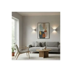 D'Lite Vägglampa Elingen Silver 4.9W 480lm - 830 Varm Vit