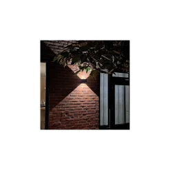 D'Lite Vägglampa Elingen Svart Up & Down 4.9W 480lm - 830 Varm Vit | IP65