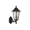 D'Lite Vägglampa Helora Svart | IP44 - Passande för 1x E27