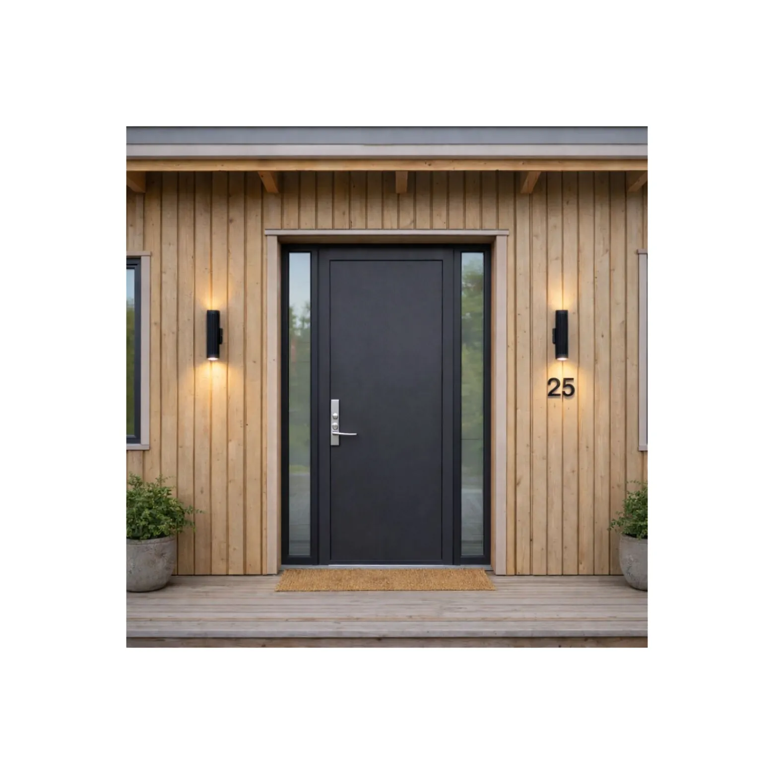 D'Lite Vägglampa Limor Aluminium Svart Up & Down| IP54 - Passande för 2x GU10
