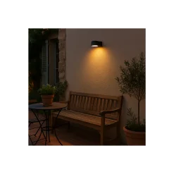 D'Lite Vägglampa Lira Svart 7W 600lm 830 Varm Vit | IP54
