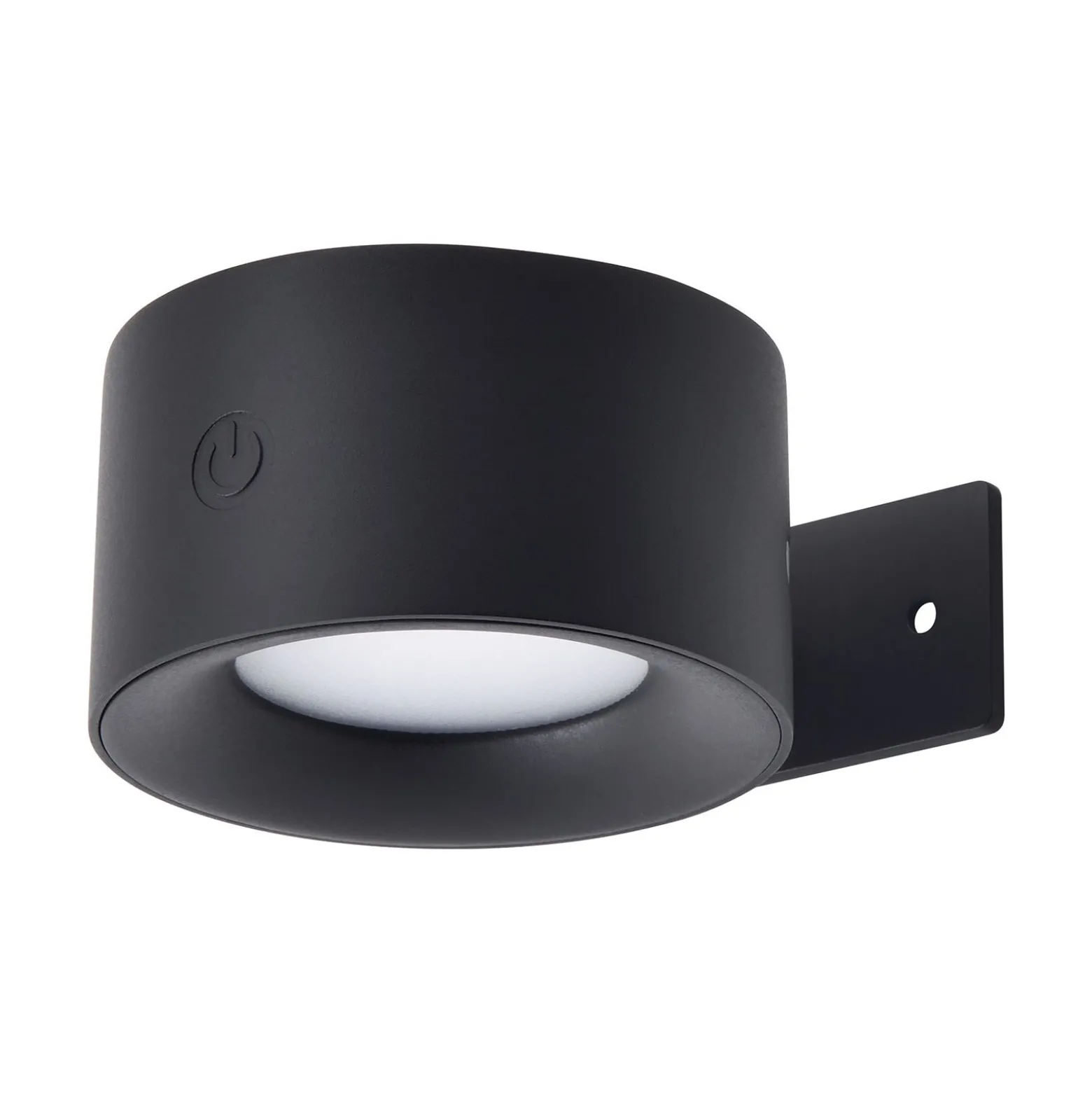 D'Lite Vägglampa Lucia Svart 1.5W - 830 Varm Vit | IP54 - Solar Batteri - Ljussensor