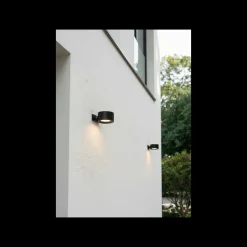 D'Lite Vägglampa Lucia Svart 1.5W - 830 Varm Vit | IP54 - Solar Batteri - Ljussensor