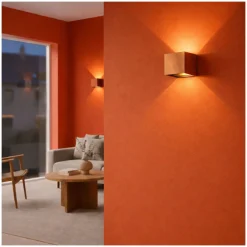D'Lite Vägglampa Nova Bronze Up & Down 4.9W 480lm - 830 Varm Vit | IP54