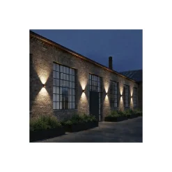 D'Lite Vägglampa Nova Rust Up & Down 4.9W 480lm - 830 Varm Vit | IP54 - Justerbar strålvinkel