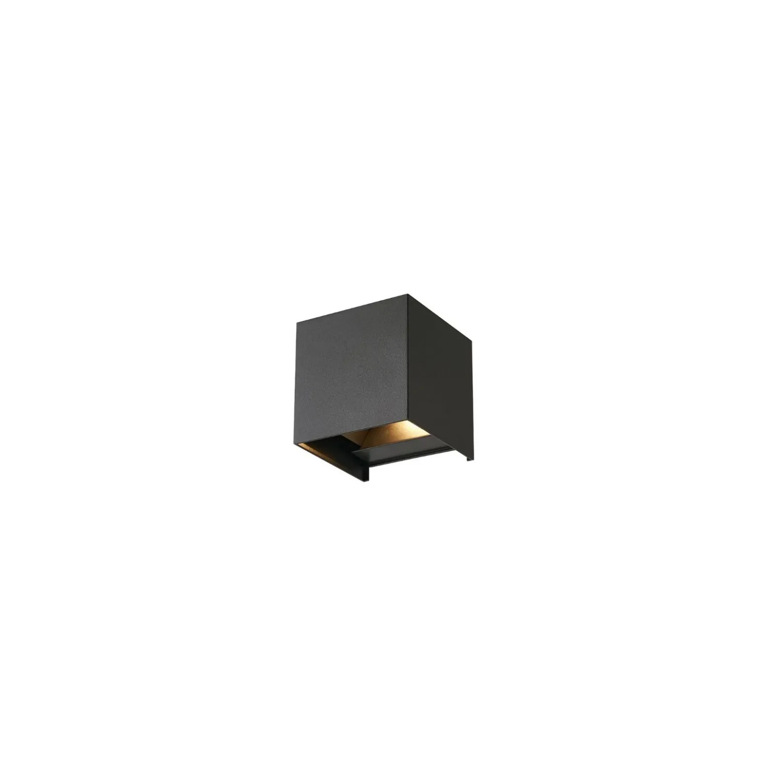 D'Lite Vägglampa Nova Svart Up & Down 4.9W 480lm - 830 Varm Vit | IP54 - Justerbar strålvinkel