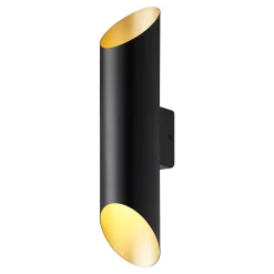 D'Lite Vägglampa Nura Svart Up & Down 7W 250lm - 830 Varm Vit | IP44