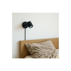 D'Lite Vägglampa Trop Sandig Svart | Passande För 1x GU10