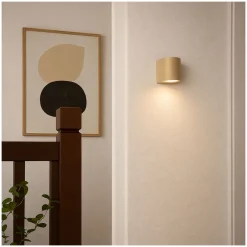 D'Lite Vägglampa Vossem Beige| IP54 - Passande för 1x GU10