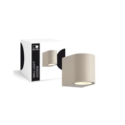 D'Lite Vägglampa Vossem Beige| IP54 - Passande för 1x GU10