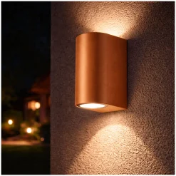 D'Lite Vägglampa Vossem Bronze Up & Down | Passande för 2x GU10