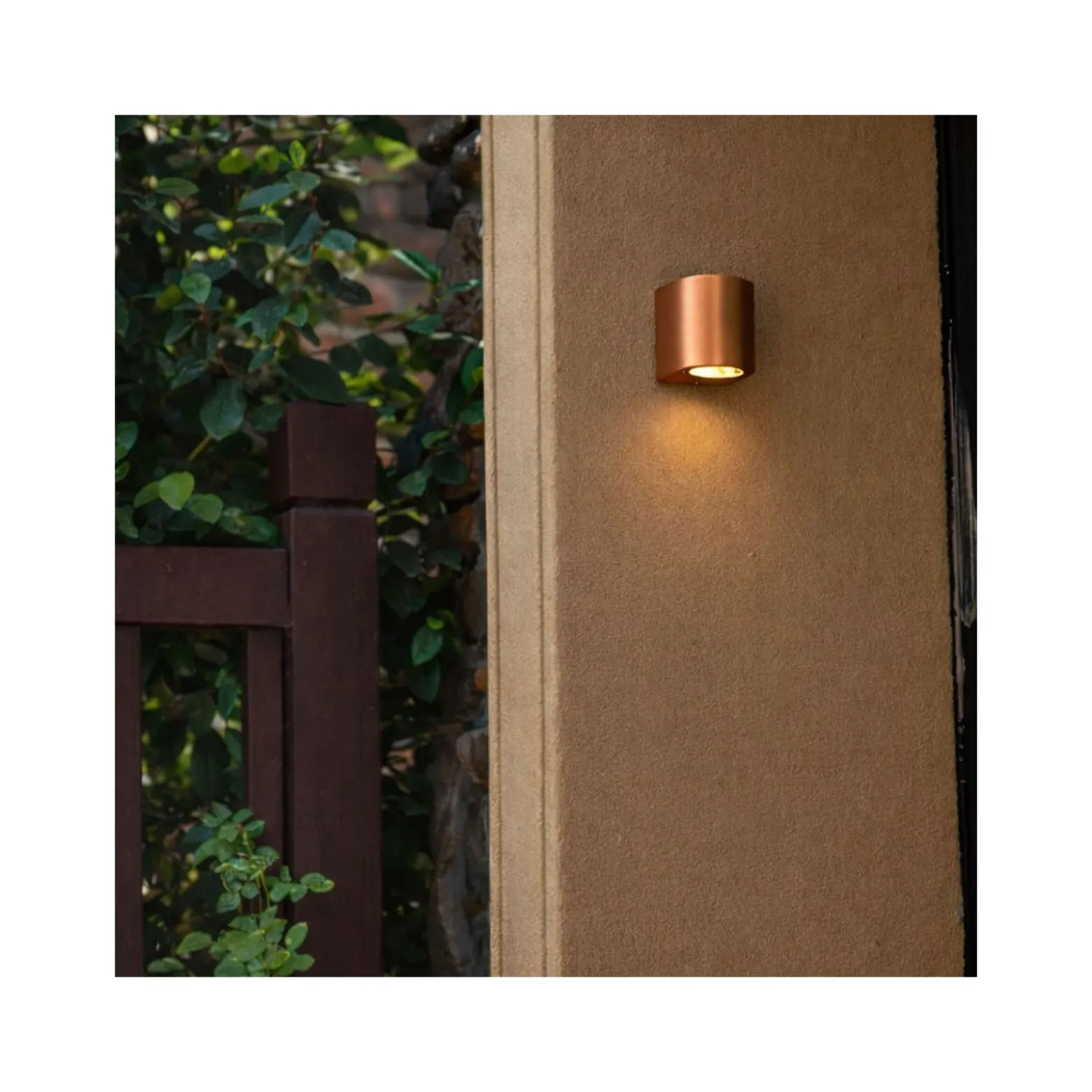 D'Lite Vägglampa Vossem Bronze| IP54 - Passande för 1x GU10