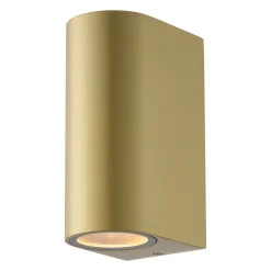 D'Lite Vägglampa Vossem Guld Up & Down| IP54 - Passande för 2x GU10