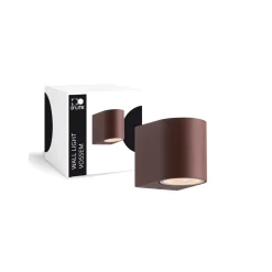 D'Lite Vägglampa Vossem Rostig| IP54 - Passande för 1x GU10