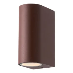 D'Lite Vägglampa Vossem Rostig Up & Down | Passande för 2x GU10