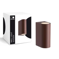 D'Lite Vägglampa Vossem Rostig Up & Down | Passande för 2x GU10