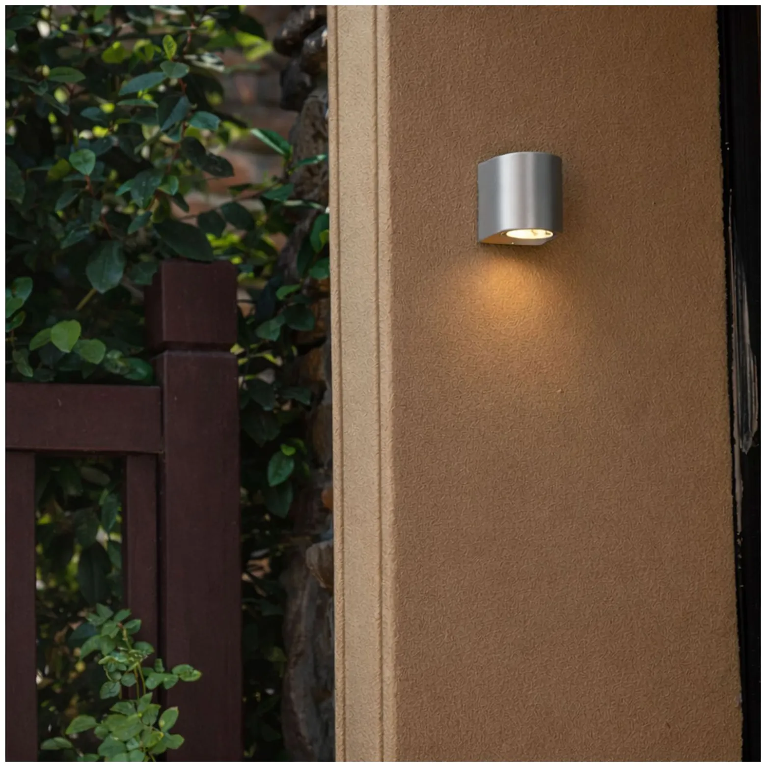 D'Lite Vägglampa Vossem Silver| IP54 - Passande för 1x GU10