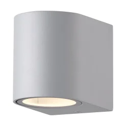 D'Lite Vägglampa Vossem Silver| IP54 - Passande för 1x GU10
