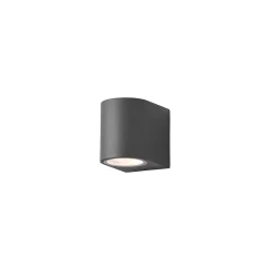 D'Lite Vägglampa Vossem Svart | IP54 - Passande För 1x GU10