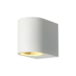 D'Lite Vägglampa Vossem Vit| IP54 - Passande För 1x GU10