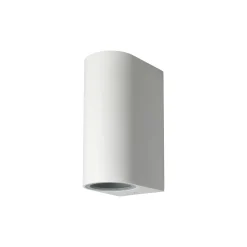 D'Lite Vägglampa Vossem Vit Up & Down | IP56 - Passande För 2x GU10