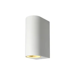 D'Lite Vägglampa Vossem Vit Up & Down | IP56 - Passande För 2x GU10