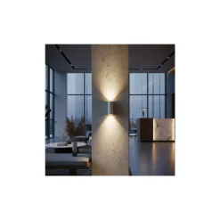 D'Lite Vägglampa Vossem Vit Up & Down | IP56 - Passande För 2x GU10