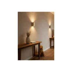 D'Lite Vägglampa Vrebos Beige Up & Down| Passande för 2x GU10