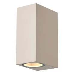 D'Lite Vägglampa Vrebos Beige Up & Down| Passande för 2x GU10