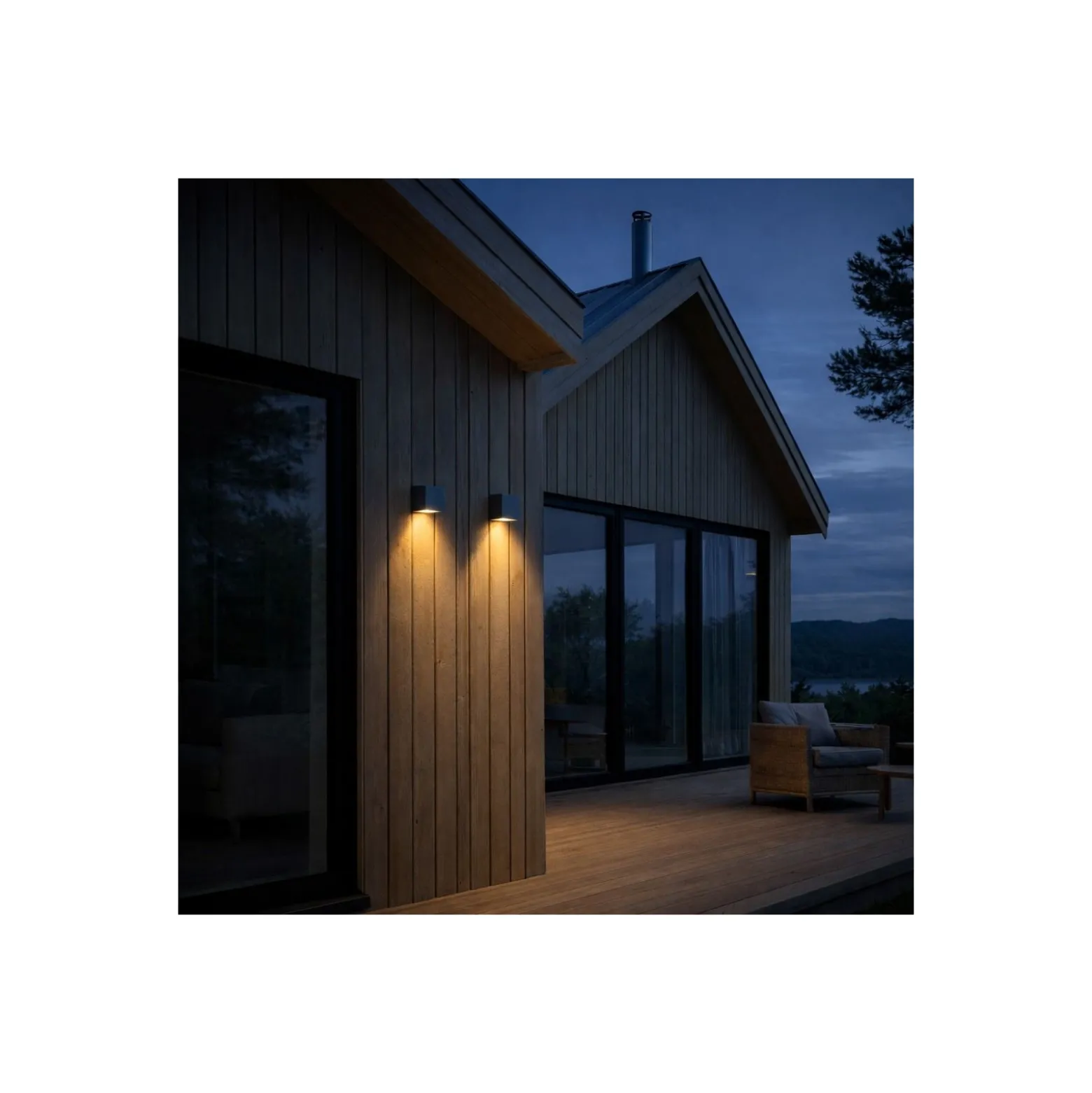 D'Lite Vägglampa Vrebos Grå | Passande för 1x GU10