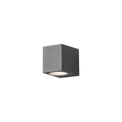 D'Lite Vägglampa Vrebos Svart | IP54 - Passande För 1x GU10