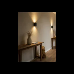 D'Lite Vägglampa Vrebos Svart Up & Down | IP54 - Passande För 2x GU10