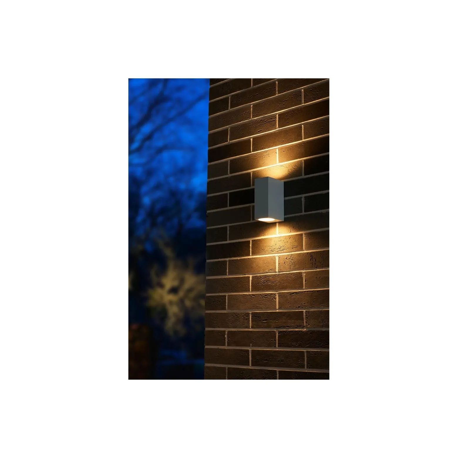 D'Lite Vägglampa Vrebos Vit Up & Down | IP56 - Passande För 2x GU10