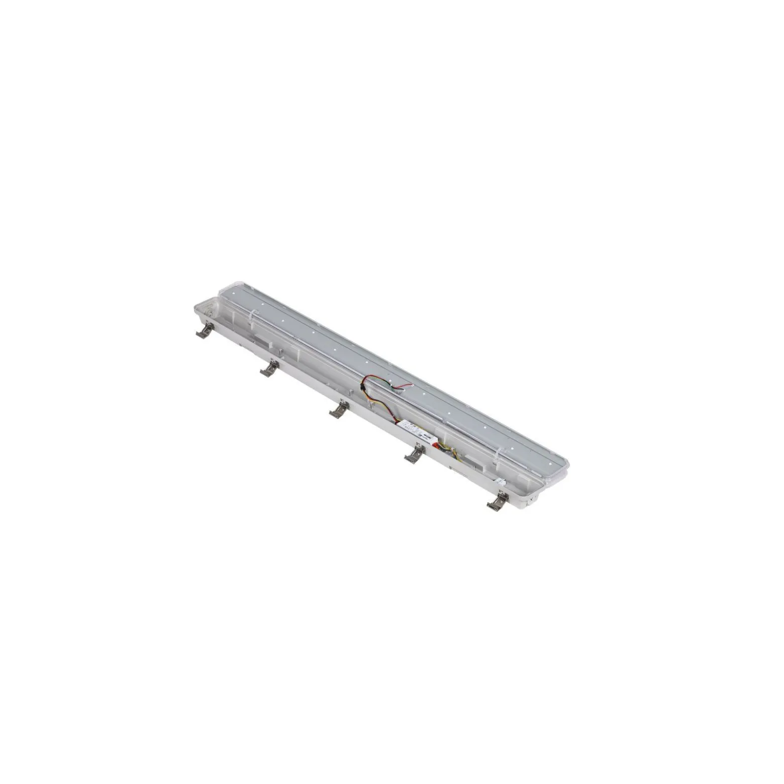 Dotlux LED Allmänbruksarmatur Vattentät Mistral Grå 39W 5390lm - 840 Kallvit | 154cm - IP65 - 1-10V Dimbar - Rörelse- och Ljussensor - Justerbara Watt - Ersättare 2x58W