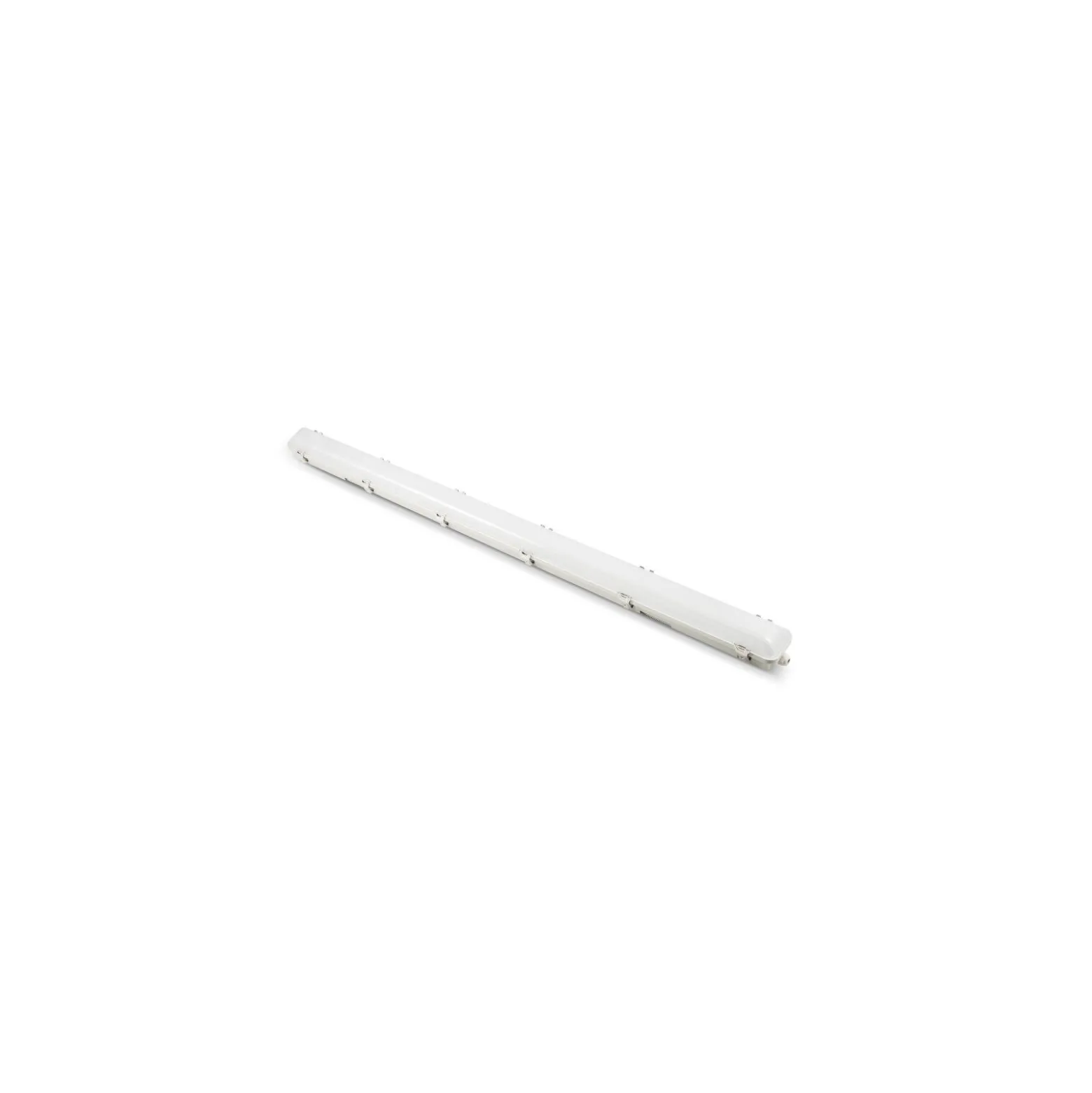 Dotlux LED Allmänbruksarmatur Vattentät Mistral Grå 39W 5390lm - 840 Kallvit | 154cm - IP65 - 1-10V Dimbar - Rörelse- och Ljussensor - Justerbara Watt - Ersättare 2x58W